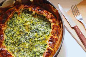 ricetta della torta salata di ricotta e spinaci